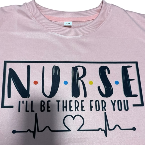 Nurse I’ll Be There for you Custom Crew Neck Sweater - Picture 8 of 11